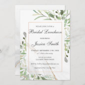 Bridal Luncheon Kaart (Voorkant / Achterkant)