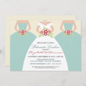 Bridal Luncheon Kaart (Voorkant / Achterkant)