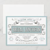 Bridal Luncheon Kaart (Voorkant / Achterkant)