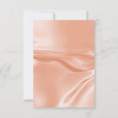 Bridal luncheon roos gouddezestroop kaart (Achterkant)