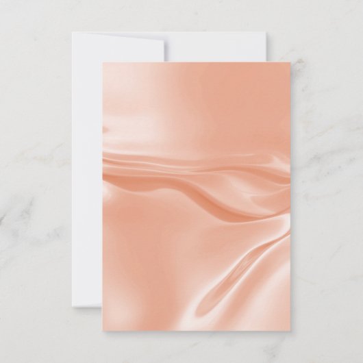 Bridal luncheon roos gouddezestroop kaart (Achterkant)