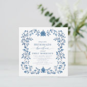 Bridal Luncheon, Victoriaans Bridal Kaart (Staand voorkant)