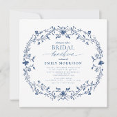 Bridal Luncheon, Victoriaans Bridal Kaart (Voorkant)