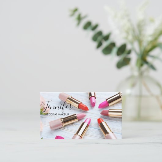 Bridal Makeup Visitekaartje (Staand voorkant)