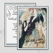 Bridal Mayhem  Art Deco Kaart (Voorkant / Achterkant)