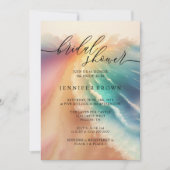 Bridal Ocean Beach Signature Zomer Waterverf Kaart (Voorkant)