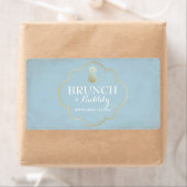 Bridal of Baby shower Mini Champagne Label (Insitu)