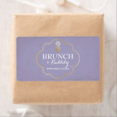Bridal of Baby shower Mini Champagne Label (Insitu)