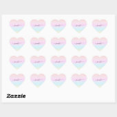 Bridal Ombre Pastels Hart Sticker (Vel)