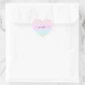 Bridal Ombre Pastels Hart Sticker (Tas)