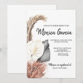 Bridal|PAMPAS GRASS/BOHEMIAN Kaart (Voorkant / Achterkant)