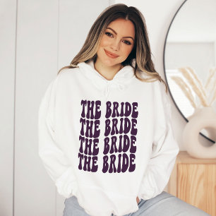 Bridal-partij van Bridal in het Paars Hoodie