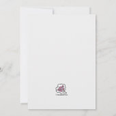 Bridal-partijaanvraag voor bride Bride en Groom Kaart (Achterkant)