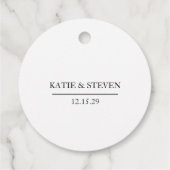 Bridal Party Bedankjes Labels (Achterkant)