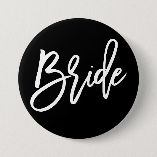 Bridal Party BRIDE Button / Pin (Voorkant)