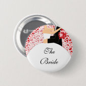 Bridal Party Bride to be Button / Pin (Voorkant /achterkant)
