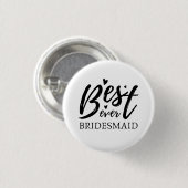 Bridal Party bridesmaid, knop Ronde Button 3,2 Cm (Voorkant /achterkant)
