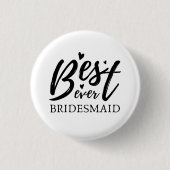 Bridal Party bridesmaid, knop Ronde Button 3,2 Cm (Voorkant)