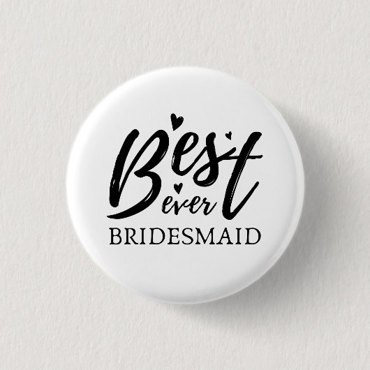 Bridal Party bridesmaid, knop Ronde Button 3,2 Cm (Voorkant)