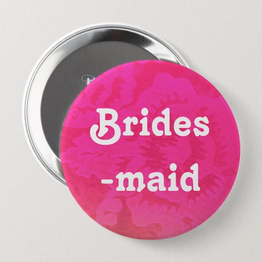 Bridal Party Button (Voorkant /achterkant)