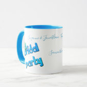 Bridal Party Cute Personalized Wedding  Mok (Voorkant links)