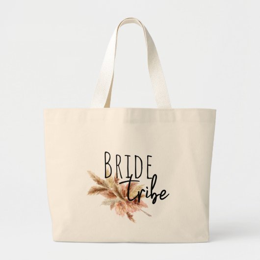 Bridal party, geschenk Bridal, geschenk Bridesmaid Grote Tote Bag (Voorkant)