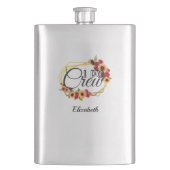 Bridal Party Gifts, I Do Crew, Sunflower, Rozen F Flacon (Voorkant)