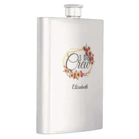Bridal Party Gifts, I Do Crew, Sunflower, Rozen F Flacon (Rechts)