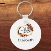 Bridal Party, ik ben wel kuit, zonnebloemen, Rozen Sleutelhanger (Voorkant)