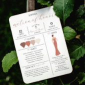 Bridal Party Info Kaart Wil jij mijn matron zijn?