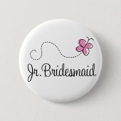 Bridal Party Jr Bridesmaid Button (Voorkant)