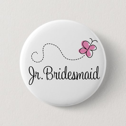 Bridal Party Jr Bridesmaid Button (Voorkant)