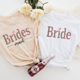 Bridal Party Matching Shirt, Bride T-Shirt