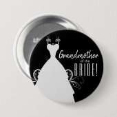 Bridal Party - Party of the Bride Button (Voorkant /achterkant)