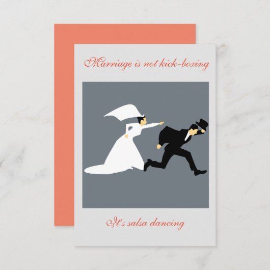 Bridal Party proposal Kaart (Voorkant / Achterkant)