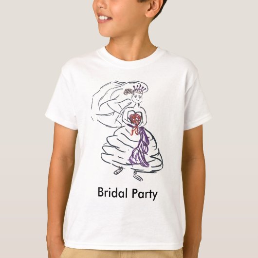 Bridal Party T-shirt (Voorkant)