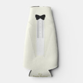 Bridal Party Tuxedo Best Man Wedding Bottle Cooler (Voorkant)