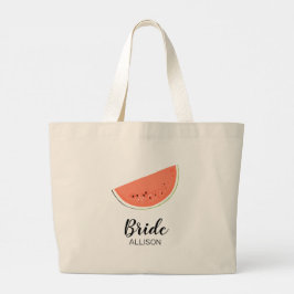 Bridal Party Watermelon Grote Tote Bag