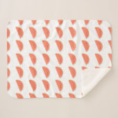 Bridal Party Watermelon Slices Sherpa Deken (Voorkant (horizontaal))