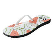 Bridal Party Watermelon Slices Teenslippers (Schuin)