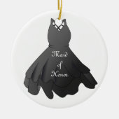 Bridal Party Wedding Dress Maid of Honor Ornament (Voorkant)