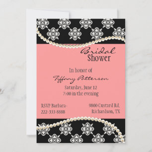 Bridal Pearls Bridal Shower Kaart