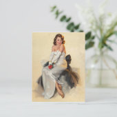 Bridal PinUp Briefkaart (Staand voorkant)
