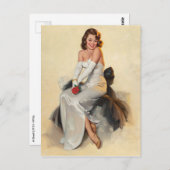 Bridal PinUp Briefkaart (Voorkant / Achterkant)