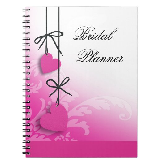 Bridal Planner fuschia Notitieboek (Voorkant)