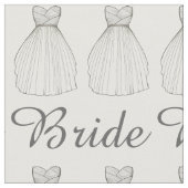 Bridal Princess Gown Stof (Close Up)
