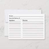 Bridal Recipe in a Rustic Wood and Lace (Achterkant)