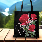 Bridal Red Roses Brides Tote Bag