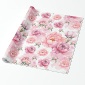 Bridal roze pinda's — Verpakkingspapier Cadeaupapier (Uitgerold)