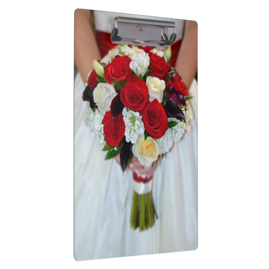 Bridal rozen bouquet klembord (Rechts)